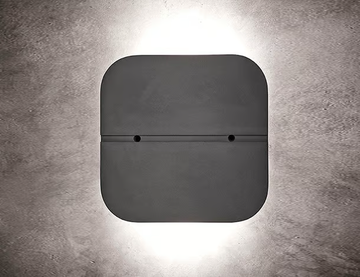 QUADRATA L - Concrete wall light by URBI et ORBI - view 3